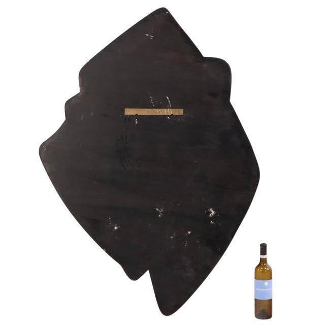 Italian MCM Ceramic and Bronze Custom Mirror For Sale In Philadelphia - Image 6 of 6