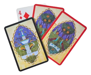 Mid-Century Deck of Playing Cards from Harrods of London, 1950s, Set of 52