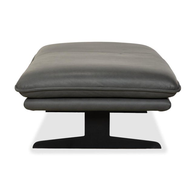 Broadway Leather Stool from Willi Schillig For Sale - Image 10 of 11