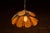 Victorian Antique Amber and Rose Stained Slag Glass Hanging Lamp For Sale - Image 3 of 6
