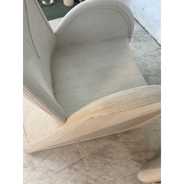 1980s Rare Betty Cobanpue Hooded Chairs, a Pair For Sale - Image 5 of 13