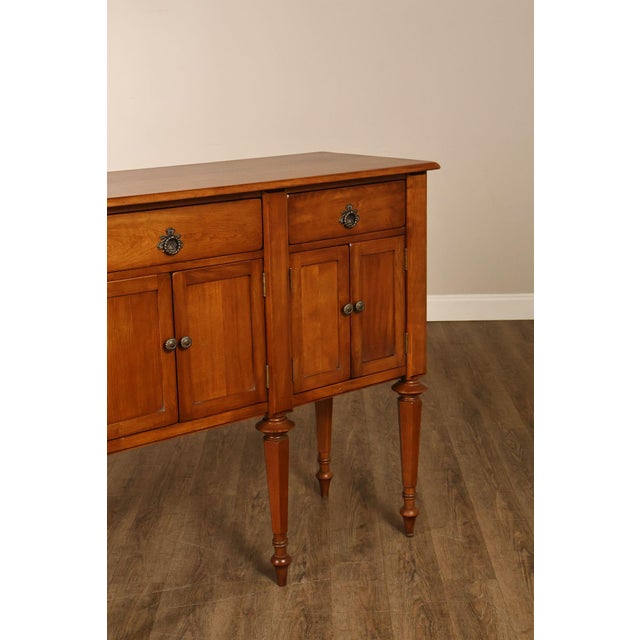 Late 20th Century Pennsylvania House High Leg Maple Sideboard For Sale - Image 5 of 18