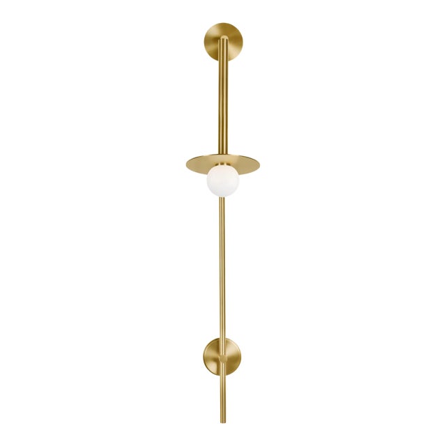 Kelly Wearstler by Visual Comfort Studio Nodes Large Pivot Sconce, Brass For Sale