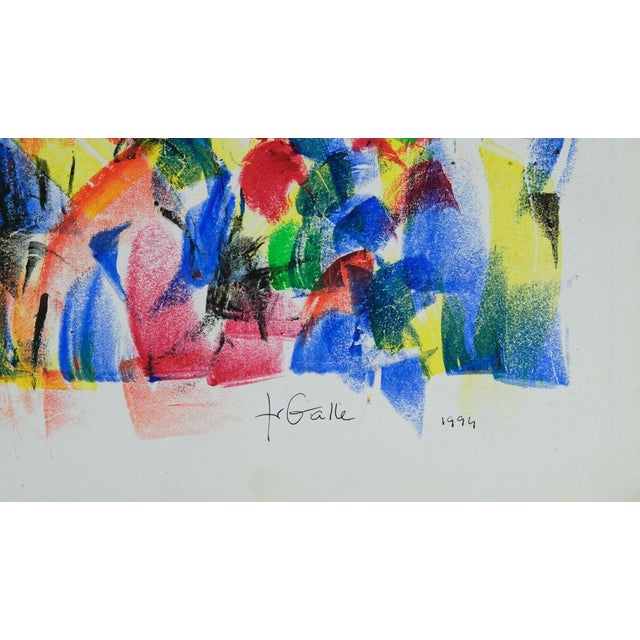 Françoise Galle, The Storm, Pastel Drawing For Sale - Image 6 of 7
