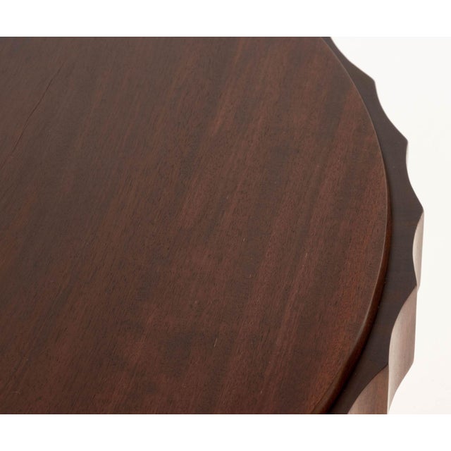 Brown James Schriber Woodworking Studio Furniture Art Deco Style Rosewood Center Table For Sale - Image 8 of 9