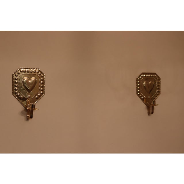 Mid-Century Modern Swedish Brass Sconces, Set of 2 For Sale - Image 11 of 11
