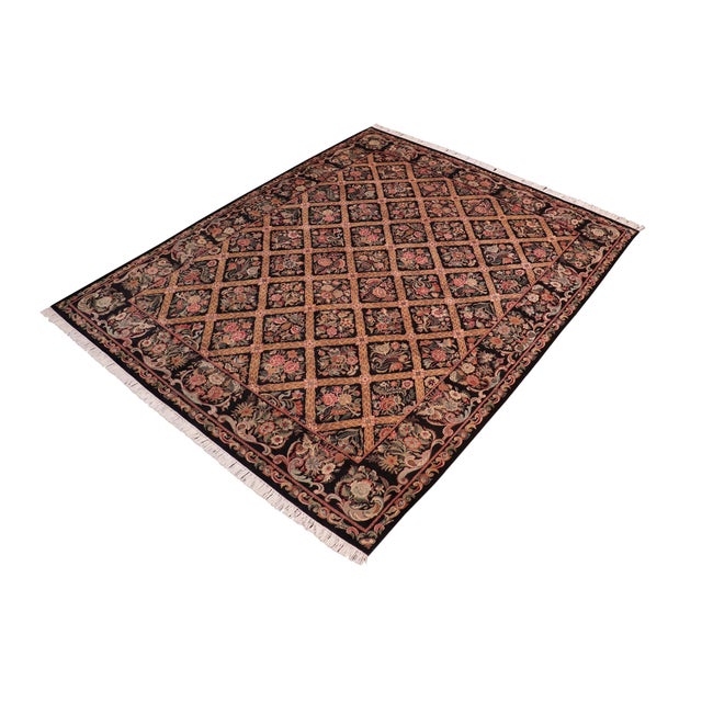 Designed with mesmerizing intricacy and gorgeous color palette, this hand-knotted masterpiece demonstrates the beauty and...