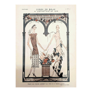 Le Petit "Corps De Balai Ou l'Esthétique en 1925" Fantasio Magazine Print