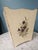 This is a Gorgeous Vintage Wooden Wastebasket / Trash Can in Ivory with a Beautiful Hand Painted Flowers. Antique Finish...
