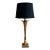 French Hollywood Regency Gilt Palm Table Lamp For Sale