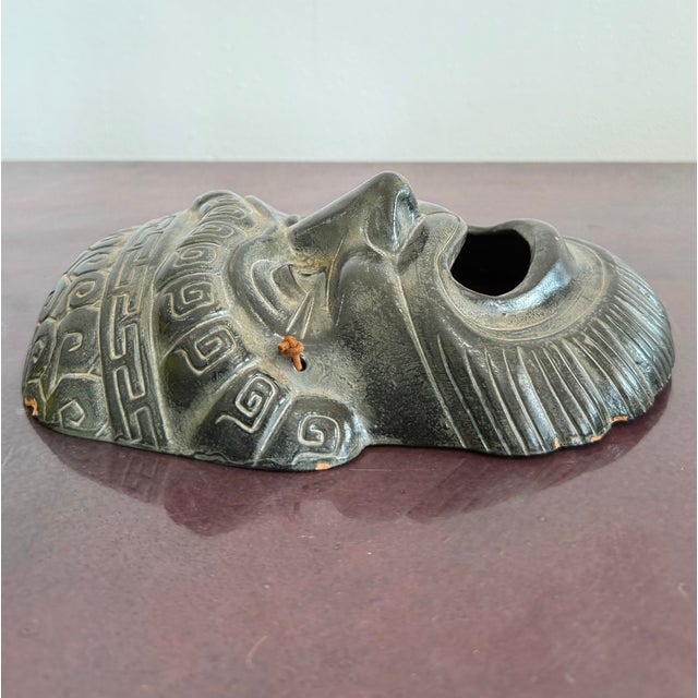 Mid-Century Modern Vintage Boho Greek Comedy Face Mask For Sale - Image 3 of 7