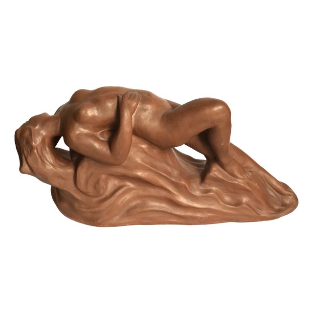 Large Art Deco Ceramic Model, 1930 For Sale