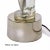 Italian Mid-Century Modern Sculptural Clear Murano Glass Table Lamp For Sale - Image 10 of 10