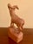 Mid 20th Century Large Black Forest Wooden Ibex (Iberian) Carving For Sale - Image 4 of 12