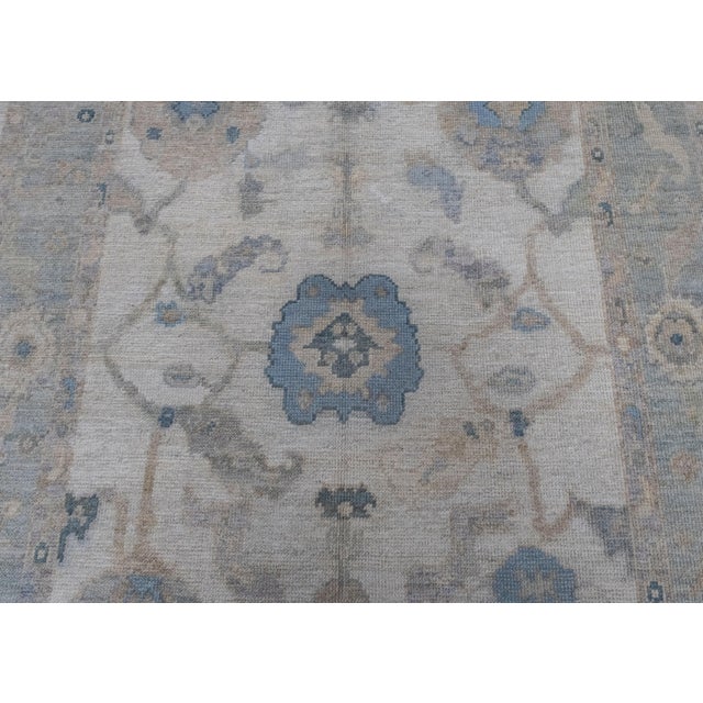 Early 21st Century Turkish Oushak Rug 4'11" x 7'3" For Sale - Image 5 of 8
