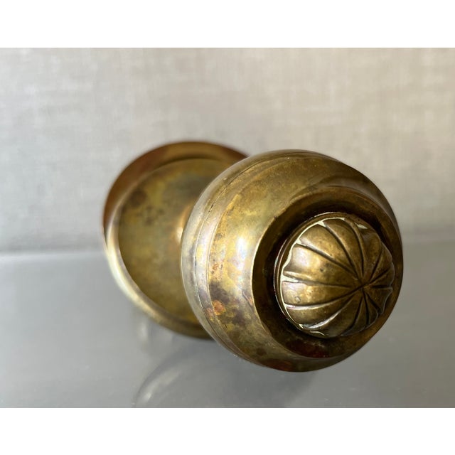 Antique 19th Century Brass Door Knob For Sale - Image 16 of 18