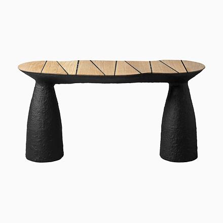 Modern Minimalist Black Bench by Donatas For Sale - Image 16 of 16