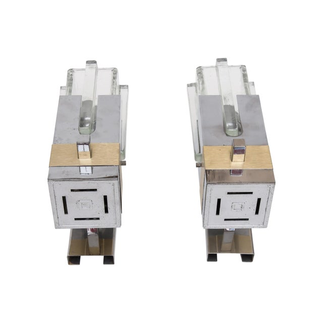 Wall Lights by Gaetano Sciolari for Sciolari, 1970s, Set of 2 For Sale - Image 5 of 7