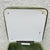 1950s Mid Century Modern Green Vinyl Storage Ottoman Hassock With Casters For Sale - Image 10 of 18