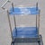 Silver 1950s Silver Tone Bamboo Bar Cart For Sale - Image 8 of 8