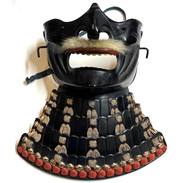 Metal Showa-Period Japanese Samurai Armor (Yoroi), with Paulownia Crest, Post-WWII For Sale - Image 7 of 18