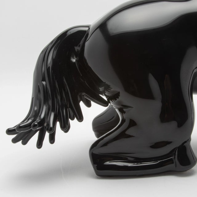 Hand Blown Murano Horse Sculpture For Sale - Image 11 of 11