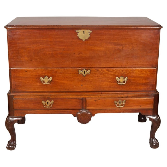 Late 18th Century Irish Georgian Mahogany Blanket Chest For Sale - Image 13 of 13