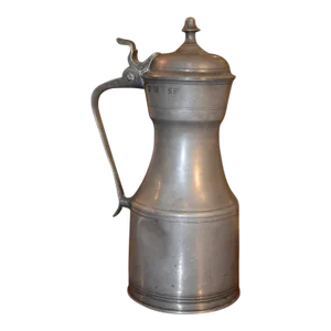 English Pewter Tankard, 18th Century