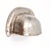 Pair of Vintage 3.625 In. Polished Nickel Brass Cup Bin Pulls For Sale - Image 4 of 5