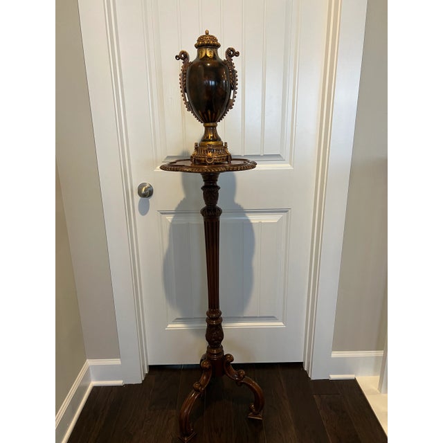 Classic Style Porcelain Urn For Sale In Jacksonville, FL - Image 6 of 11