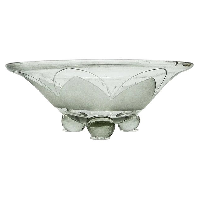 Art Deco Vase from Hortensja Glassworks, Poland, 1950s For Sale