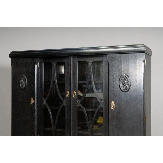Art Nouveau Display Bookcase For Sale - Image 13 of 18
