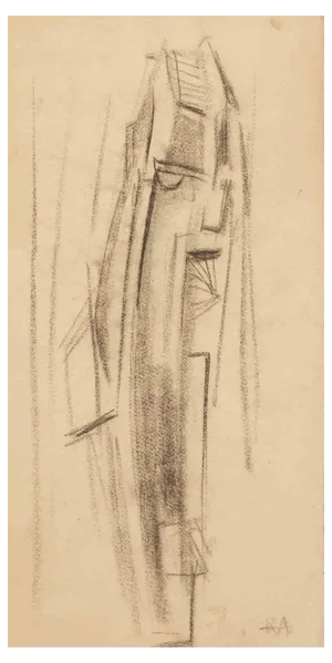 Reynold Arnould, Abstract Composition, Drawing, Mid-20th Century