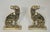 Art Deco Pair of bronze andirons depicting dogs French works from the Art Deco period For Sale - Image 3 of 12