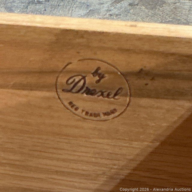1970s Drexel Flip Down Walnut Secretary Desk For Sale In Washington DC - Image 6 of 13