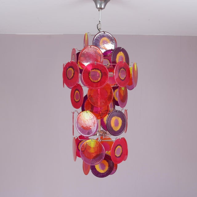 Disk Candelier from Aro Leuchten, Germany, 1970s For Sale - Image 4 of 9