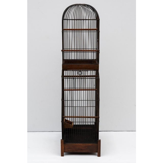 Metal Bird Cage, 1950s For Sale - Image 3 of 10