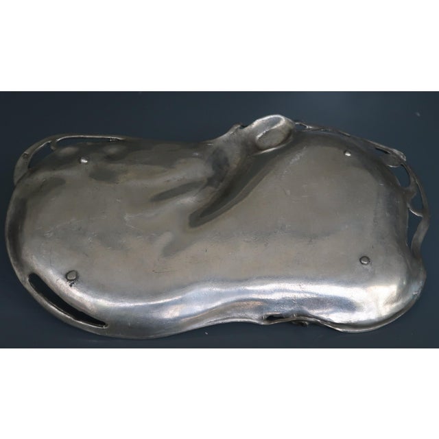 Metal Jewelry Tray 1900 Art Nouveau Liberty Style Jugendstil. For Sale - Image 4 of 14