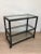 1970’s Pierre Vandel Mid-Century Modern Black Frame Bar Cart For Sale - Image 11 of 11