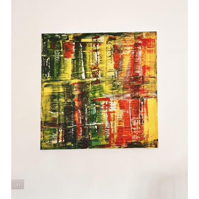 This listing is for a 40 x 40 inch acrylic on canvas painting. Artwork sold with a signed certificate of authentication. I...