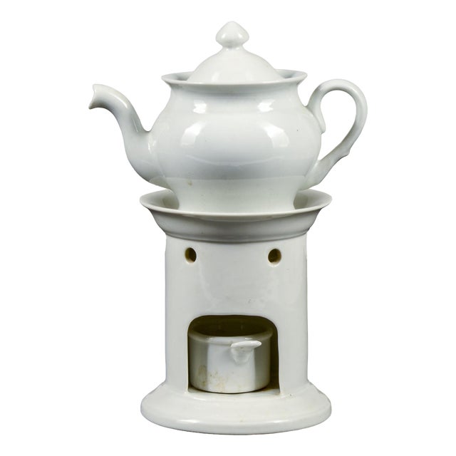 Teapot with Candleholder by R. Ginori, Set of 3 For Sale