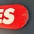 Red Large Mid-Century Wood Retail Grocery Store Sign "Aisles of Values" For Sale - Image 8 of 9