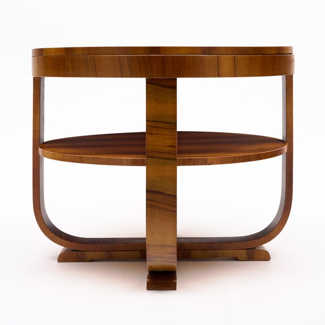 1940s Art Deco Period Austrian Biedermeier Gueridon For Sale - Image 5 of 9