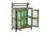 English Vintage Anglo-Indian Painted Teakwood Small Bookcase For Sale - Image 3 of 4
