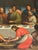 19th C. Italian Oil Painting of Jesus Washing Feet For Sale - Image 4 of 13