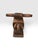 Early 20th Century Antique Primitive Hand-Carved Wooden Mortar & Pestle, 15” For Sale - Image 5 of 11