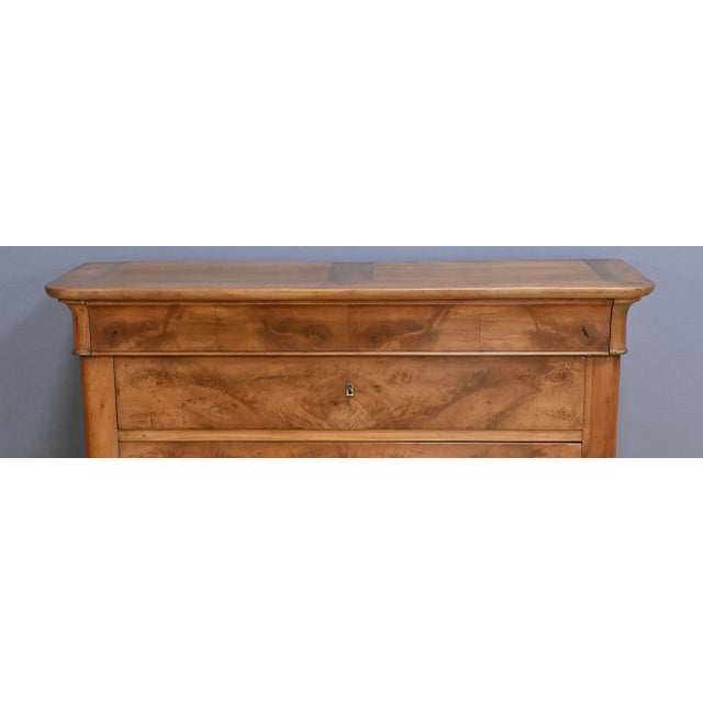 Early 19th Century Restoration Cherrywood Chest of Drawers For Sale - Image 5 of 18