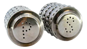 Pearlized Silver Salt and Pepper Shakers, Set of 2
