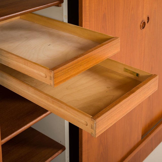Large Wardrobe in Teak by Melvin Mikkelsen, Denmark, 1960s For Sale - Image 13 of 18