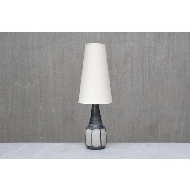 Michael Andersen & Son Glazed Stoneware Table Lamp by Marianne Starck for Michael Andersen & Son, Denmark, 1960s For Sale - Image 4 of 10